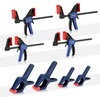 image:imageWORKPRO Mini Bar Clamps for Woodworking 6PC OneHanded SpreaderBar Clamp 6Inch 4 LightDuty QuickChange Wood Clamps Set and 6Inch 2 Mini F Clamp 150 lbsamp50 lbsBlue