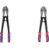 image:imageWORKPRO 18 Bolt Cutter Chrome Molybdenum Steel Blade Heavy Duty Soft Rubber Grip amp WORKPRO W017004A Bolt Cutter BiMaterial Handle 14 RedampBlue