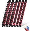 image:imageWORKPRO 8Piece Magnetic Socket amp Screwdriver Organizer QuickRelease Rail3pc Socket Rail  3pc Screwdriver Rail