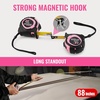 image:imageWORKPRO 16FT Tape Measure with Fractions 3 Brakes Retractable Measuring Tape Compact Measurement Tape with Magnetic Hook Nylon Coating Blade Accuracy 132 Pink25FT