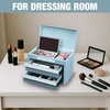 image:imageWORKPRO Metal Mini Tool Box with 2 Drawers and Top StorageMacaron Blue