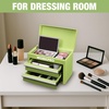 image:imageWORKPRO Metal Mini Tool Box with 2 Drawers and Top StorageMacaron Green