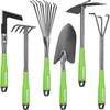 image:imageWORKPRO 6Piece Pink Garden Tool SetGreen