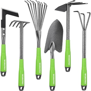 image:imageWORKPRO 6Piece Pink Garden Tool SetGreen