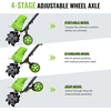 image:imageWORKPRO Corded Electric Garden Tiller amp Cultivator 16 Tilling Width amp 87 Depth 125A Corded Rototiller 6 Steel Tines 4Position Adjustable Wheels for Garden Lawn amp Flower Beds