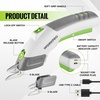 image:imageWORKPRO Cordless Electric Scissors with 2 Blades amp WORKPRO Cordless Electric Scissors