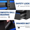 image:imageWORKPRO 52 x 20 Rolling Tool Chest with Pegboard 5Drawer amp 1DoorBlue  Black