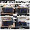 image:imageWORKPRO 52 x 20 Rolling Tool Chest with Pegboard 5Drawer amp 1DoorBlue  Black
