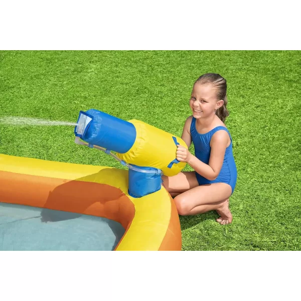 Bestway H2OGO! Canopy Cove Mega Outdoor Water Park | Features Water Slide, Shaded Canopy, Water Cannons, Climbing Wall | Great for Kids Ages +5