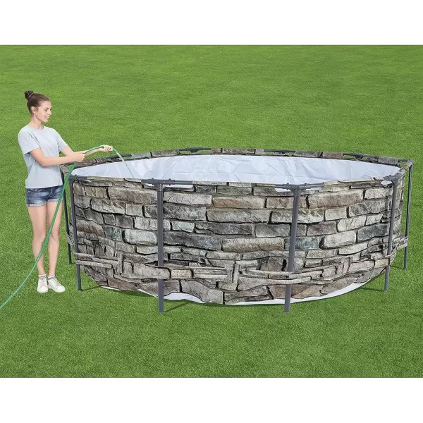 Bestway Steel Pro MAX 14' x 33" Round Above Ground Pool Set | Includes 530gal Filter Pump