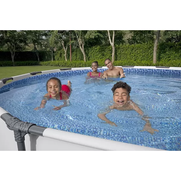 Bestway Steel Pro MAX 14' x 33" Round Above Ground Pool Set | Includes 530gal Filter Pump