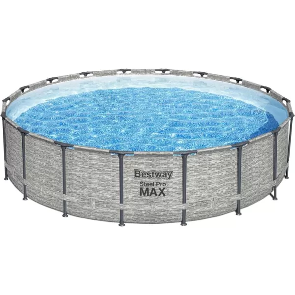 Bestway Steel Pro MAX 14' x 33" Round Above Ground Pool Set | Includes 530gal Filter Pump