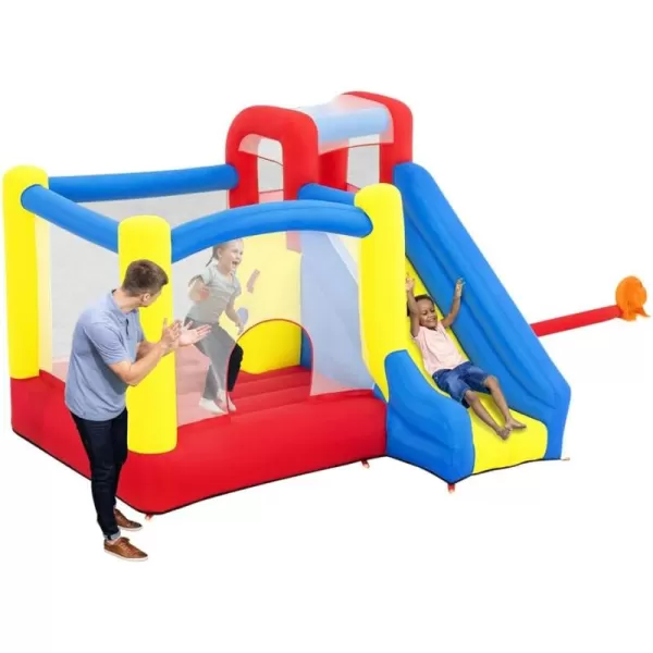 H2OGO! Slidetastic Mega Bouncer Bounce House  | for Indoor and Outdoor Play | Perfect for Kids Ages 3+ | for Indoor and Outdoor Play | Perfect for Kids Ages 3+)