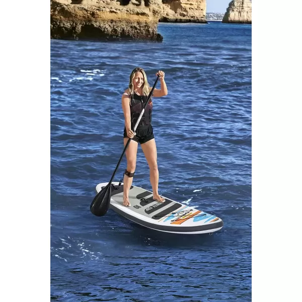 imageBestway HydroForce Inflatable Stand Up Paddle BoardWhite Cap