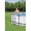 imageBestway Flowclear Above Ground Swimming Pool Ladder 48quot  CorrosionResistant Metal Frame48