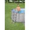 imageBestway Flowclear Above Ground Swimming Pool Ladder 48quot  CorrosionResistant Metal Frame48