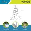 imageBestway Flowclear Above Ground Swimming Pool Ladder 48quot  CorrosionResistant Metal Frame52