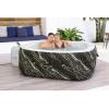 imageBestway SaluSpa Hawaii EnergySense Smart Luxe AirJet Inflatable Hot Tub Spa 71quot x 71quot x 26quot  Features LED Lights and AppControl  Fits Up to 46 PersonsHawaii EnergySense