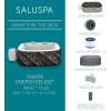 imageBestway SaluSpa Hawaii EnergySense Smart Luxe AirJet Inflatable Hot Tub Spa 71quot x 71quot x 26quot  Features LED Lights and AppControl  Fits Up to 46 PersonsHawaii EnergySense