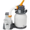 imageBestway Sand Filter Pump  Compatible with Most Above Ground Swimming Pools  PreAssembled Quick Installation  Silica Sand NOT Included1500 GallonHour