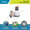 imageBestway Sand Filter Pump  Compatible with Most Above Ground Swimming Pools  PreAssembled Quick Installation  Silica Sand NOT Included2200 GallonHour
