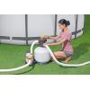 imageBestway Sand Filter Pump  Compatible with Most Above Ground Swimming Pools  PreAssembled Quick Installation  Silica Sand NOT Included3000 GallonHour