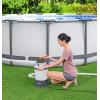 imageBestway Sand Filter Pump  Compatible with Most Above Ground Swimming Pools  PreAssembled Quick Installation  Silica Sand NOT Included800 GallonHour