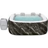 imageBestway SaluSpa Hawaii EnergySense Smart Luxe AirJet Inflatable Hot Tub Spa 71quot x 71quot x 26quot  Features LED Lights and AppControl  Fits Up to 46 PersonsHawaii EnergySense