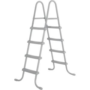 imageBestway Flowclear Above Ground Swimming Pool Ladder 48quot  CorrosionResistant Metal Frame48