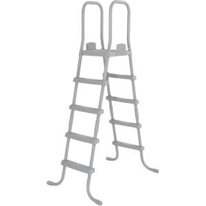 imageBestway Flowclear Above Ground Swimming Pool Ladder 48quot  CorrosionResistant Metal Frame52