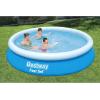 imageBestway Fast Set 12 x 30 Inflatable Round Soft Sided Above Ground Pool SetBlue