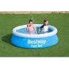 imageBestway Fast Set 12 x 30 Inflatable Round Soft Sided Above Ground Pool SetBlue