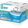 imageBestway Fast Set 12 x 30 Inflatable Round Soft Sided Above Ground Pool SetBlue