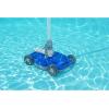 imageBestway FlowClear AquaDrift Automatic Above Ground Swimming Pool Vacuum Cleaner with Multidirectional Wheels and 3 Adjustable Settings Blue