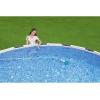 imageBestway Flowclear AquaCrawl Above Ground Outdoor Swimming Pool Maintenance Vacuum Cleaner Set with 2 Interchangeable Nozzle Heads and Debris BagTeal  New