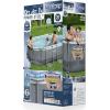 imageBestway Power Steel 14 x 82quot x 395quot Oval Above Ground Pool Set  Includes 530gal Filter Pump Ladder ChemConnect Dispener10 x 67 x 33