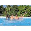 imageBestway Power Steel 14 x 82quot x 395quot Oval Above Ground Pool Set  Includes 530gal Filter Pump Ladder ChemConnect Dispener24ft X 12ft X 52in