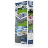 imageBestway Power Steel 14 x 82quot x 395quot Oval Above Ground Pool Set  Includes 530gal Filter Pump Ladder ChemConnect Dispener93 x 65 x 33