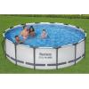 imageBestway Steel Pro MAX 14 x 33quot Round Above Ground Pool Set  Includes 530gal Filter PumpGray