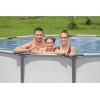 imageBestway Steel Pro MAX 14 x 33quot Round Above Ground Pool Set  Includes 530gal Filter PumpGray