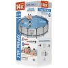 imageBestway Steel Pro MAX 14 x 33quot Round Above Ground Pool Set  Includes 530gal Filter PumpGray