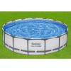 imageBestway Steel Pro MAX 15quot x 42quot Round Above Ground Swimming Pool Set Outdooor Metal Frame Family Pool with Filter Pump Ladder and Cover15 x 42