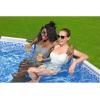 imageBestway Steel Pro MAX 15quot x 42quot Round Above Ground Swimming Pool Set Outdooor Metal Frame Family Pool with Filter Pump Ladder and Cover15 x 42