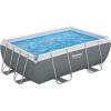 imageBestway Power Steel 14 x 82quot x 395quot Oval Above Ground Pool Set  Includes 530gal Filter Pump Ladder ChemConnect Dispener93 x 65 x 33