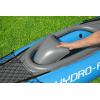 imageBestway Hydro Force Inflatable Kayak Set  Includes Seat Paddle Hand Pump Storage Carry Bag  Great for Adults Kids and Families1Person Cove Champion