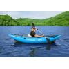 imageBestway Hydro Force Inflatable Kayak Set  Includes Seat Paddle Hand Pump Storage Carry Bag  Great for Adults Kids and Families1Person Cove Champion