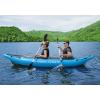 imageBestway Hydro Force Inflatable Kayak Set  Includes Seat Paddle Hand Pump Storage Carry Bag  Great for Adults Kids and Families2Person Cove Champion