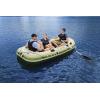 imageBestway HydroForce Inflatable Raft Set  Inflatable Boat for Kids and Adults  Great for Ponds Lakes Rivers3Person Voyager