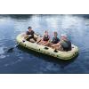 imageBestway HydroForce Inflatable Raft Set  Inflatable Boat for Kids and Adults  Great for Ponds Lakes Rivers4Person Voyager