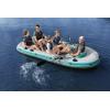 imageBestway HydroForce Inflatable Raft Set  Inflatable Boat for Kids and Adults  Great for Ponds Lakes Rivers5Person Adventure Elite